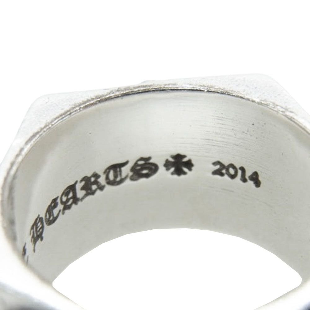 CHROME HEARTS クロムハーツ（原本無） PENTAGON BS FLR ペンタゴン フレア リング シルバー系 12号【中古】