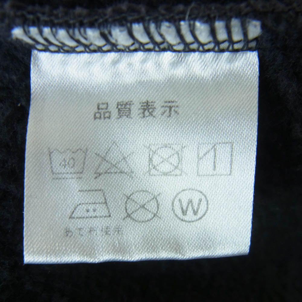 ネセサリー オア アンネセサリー HOT ZIP ハーフジップ スウェット コットン 日本製 ダークネイビー系 L 3【中古】