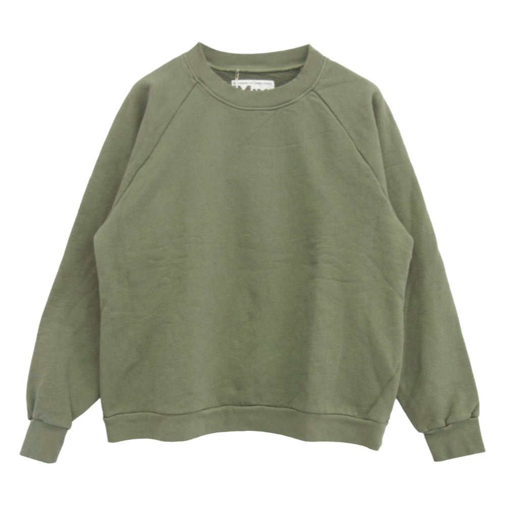 ネセサリー オア アンネセサリー 90012230 HOT MAC RAGLAN ラグラン スウェット クルー SAGE カーキ系 M【極上美品】【中古】