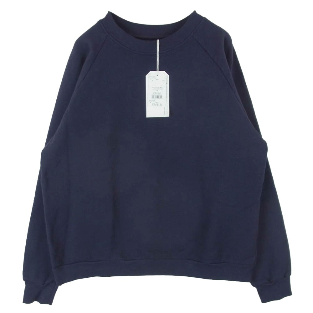 ネセサリー オア アンネセサリー 90012230 HOT MAC RAGLAN ラグラン スウェット クルー トレーナー ネイビー系 M【極上美品】【中古】