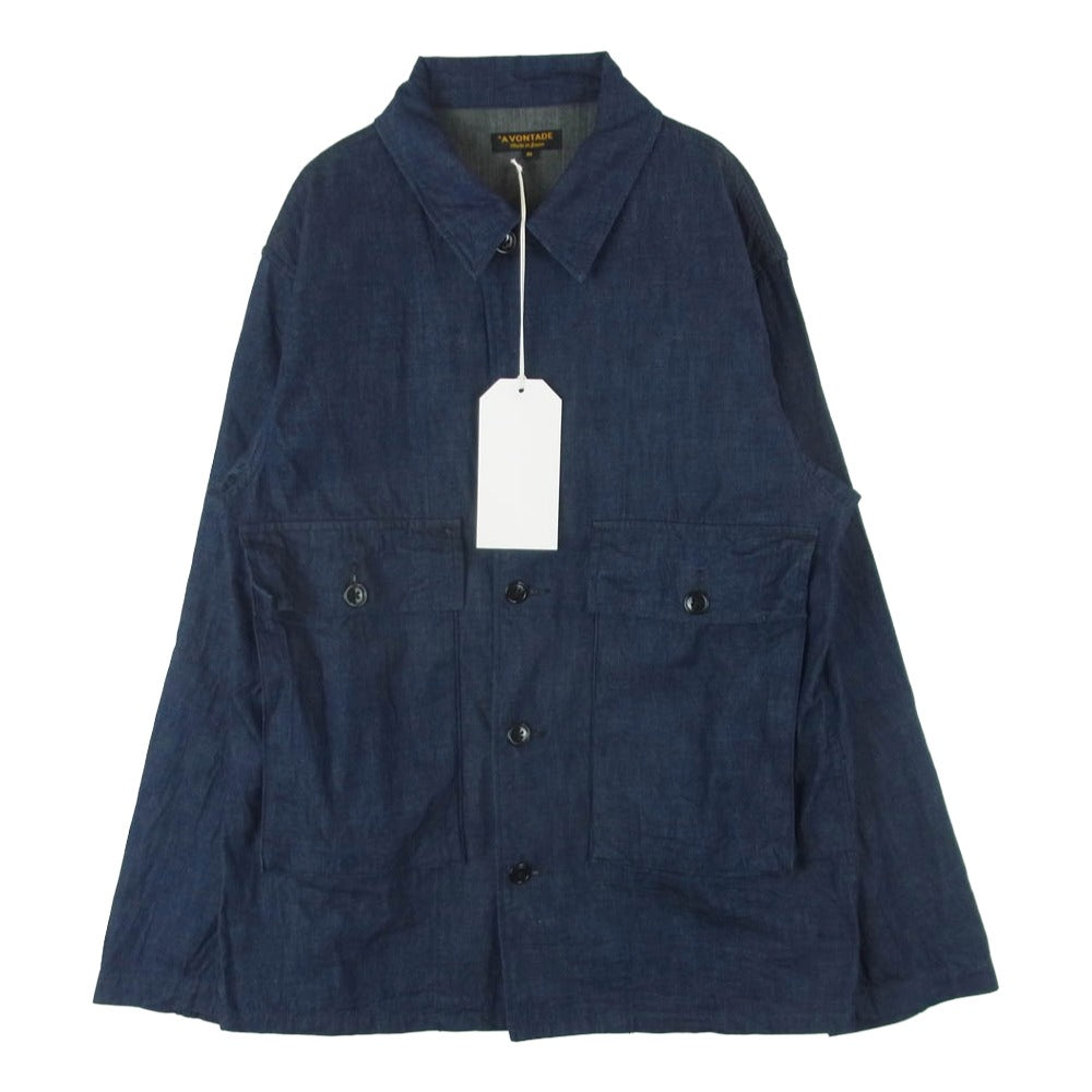 A VONTADE アボンタージ VTD-0572-JK Naval Utility Jacket ナバル ユーティリティ デニム ジャケット インディゴブルー系 S【極上美品】【中古】
