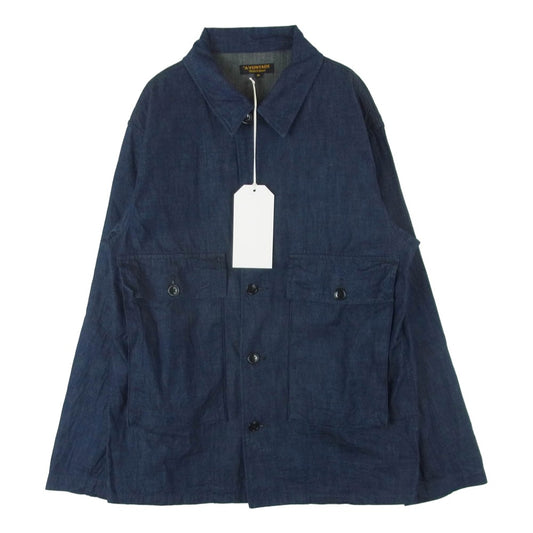 A VONTADE アボンタージ VTD-0572-JK Naval Utility Jacket ナバル ユーティリティ デニム ジャケット インディゴブルー系 S【極上美品】【中古】