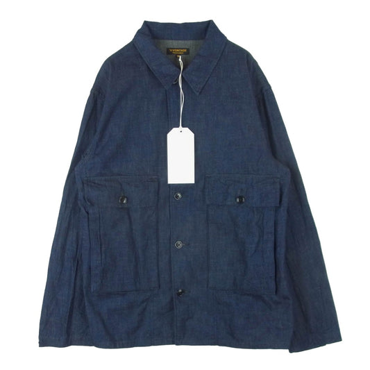 A VONTADE アボンタージ VTD-0572-JK Naval Utility Jacket ナバル ユーティリティ ジャケット インディゴブルー系 M【極上美品】【中古】