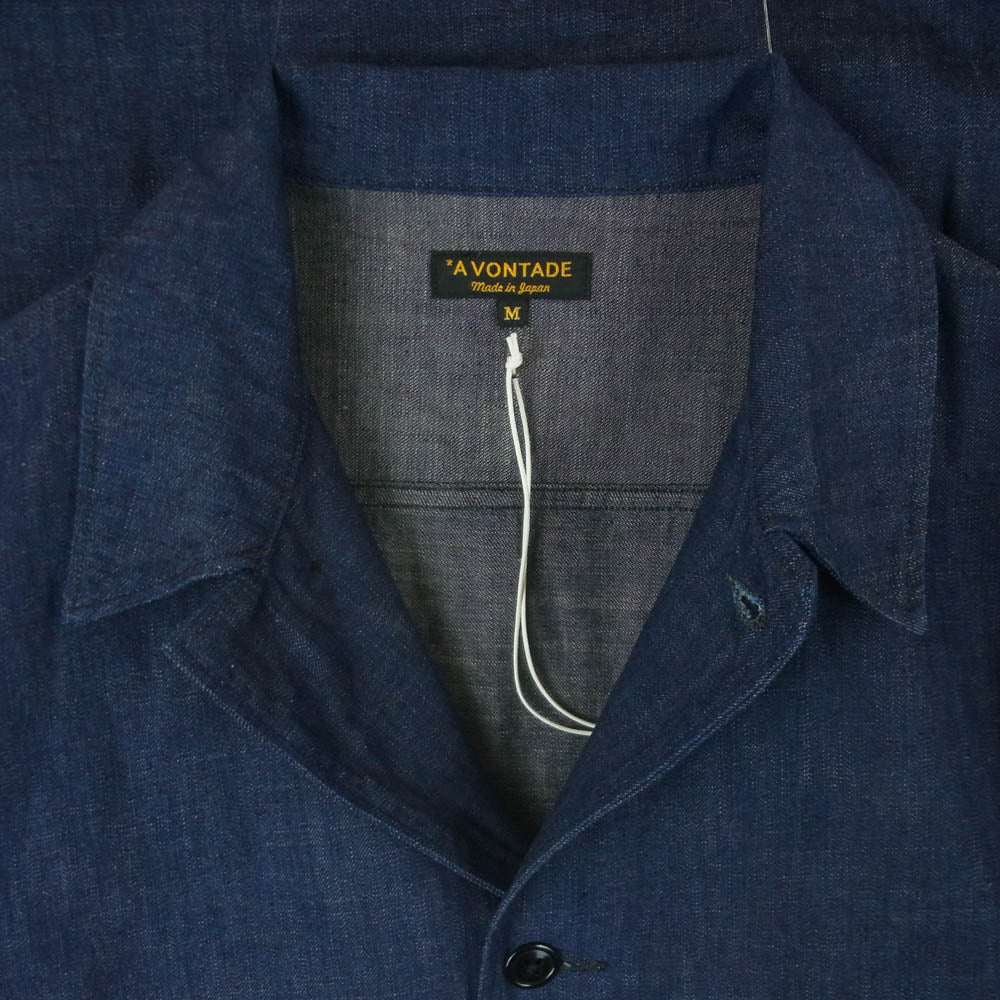A VONTADE アボンタージ VTD-0572-JK Naval Utility Jacket ナバル ユーティリティ ジャケット インディゴブルー系 M【極上美品】【中古】