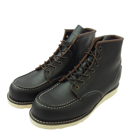 RED WING レッドウィング 8849 茶芯 6inch Classic Moc 6インチ モックトゥ ブーツ ブラック プレーリー ブラック系 26.5cm【美品】【中古】