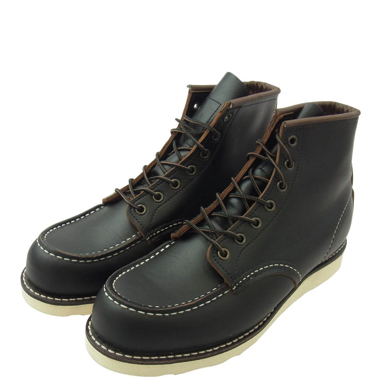 RED WING レッドウィング 8849 茶芯 6inch Classic Moc 6インチ モックトゥ ブーツ ブラック プレーリー ブラック系 26.5cm【美品】【中古】