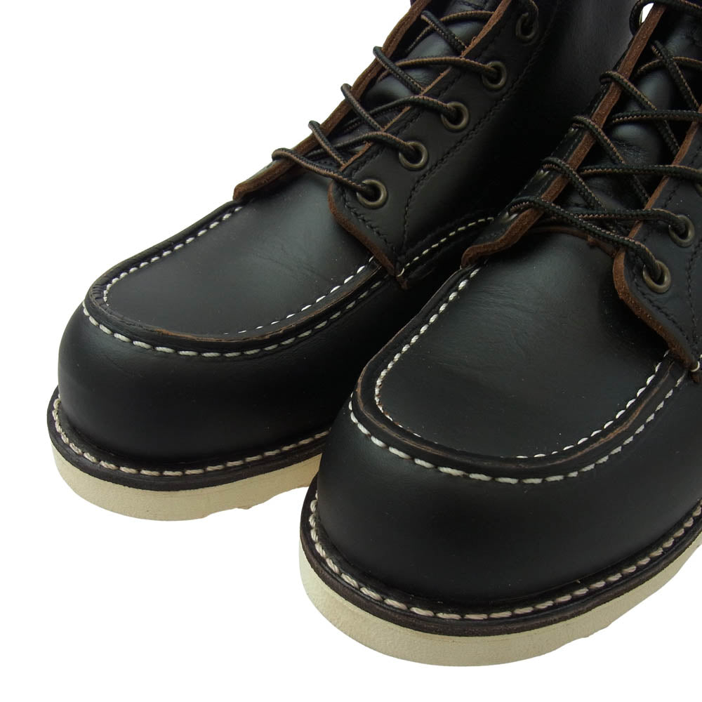 RED WING レッドウィング 8849 茶芯 6inch Classic Moc 6インチ モックトゥ ブーツ ブラック プレーリー ブラック系 26.5cm【美品】【中古】