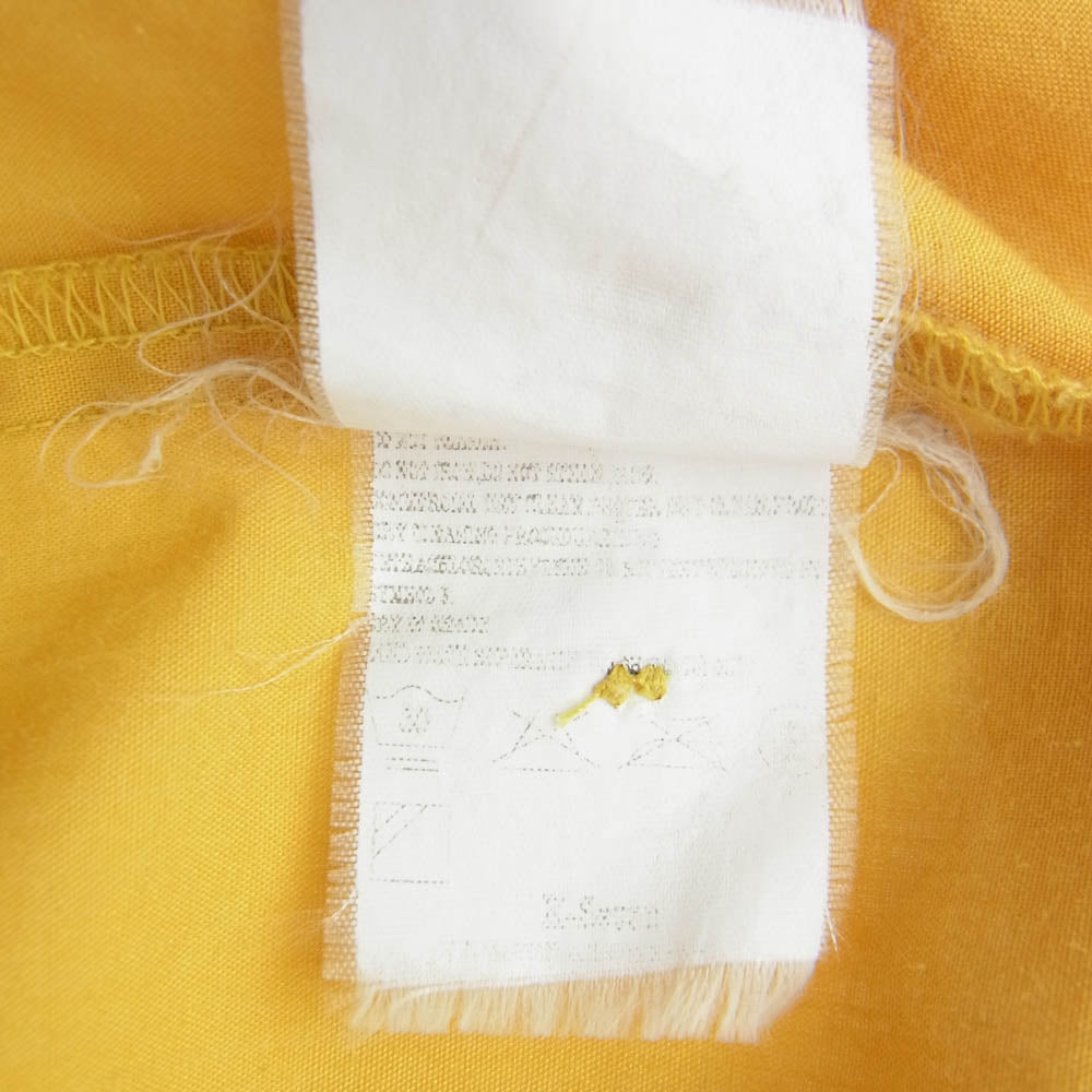 TENDERLOIN テンダーロイン T-P.P SHT SHORT ロゴプリント 開襟 半袖シャツ イエロー系 サイズ不明【中古】