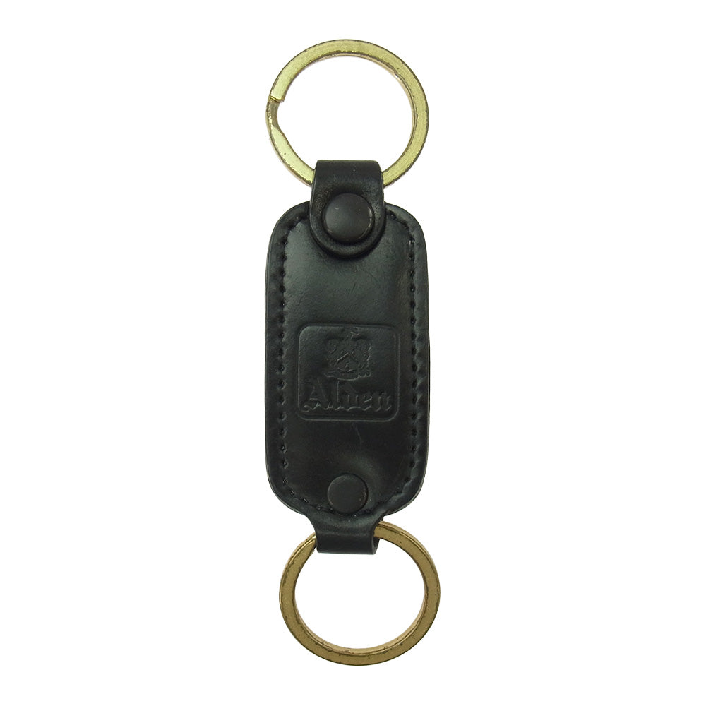 ALDEN オールデン シェルコードバン レクタングル キーフォブ キーリング ブラック系 表記なし【中古】