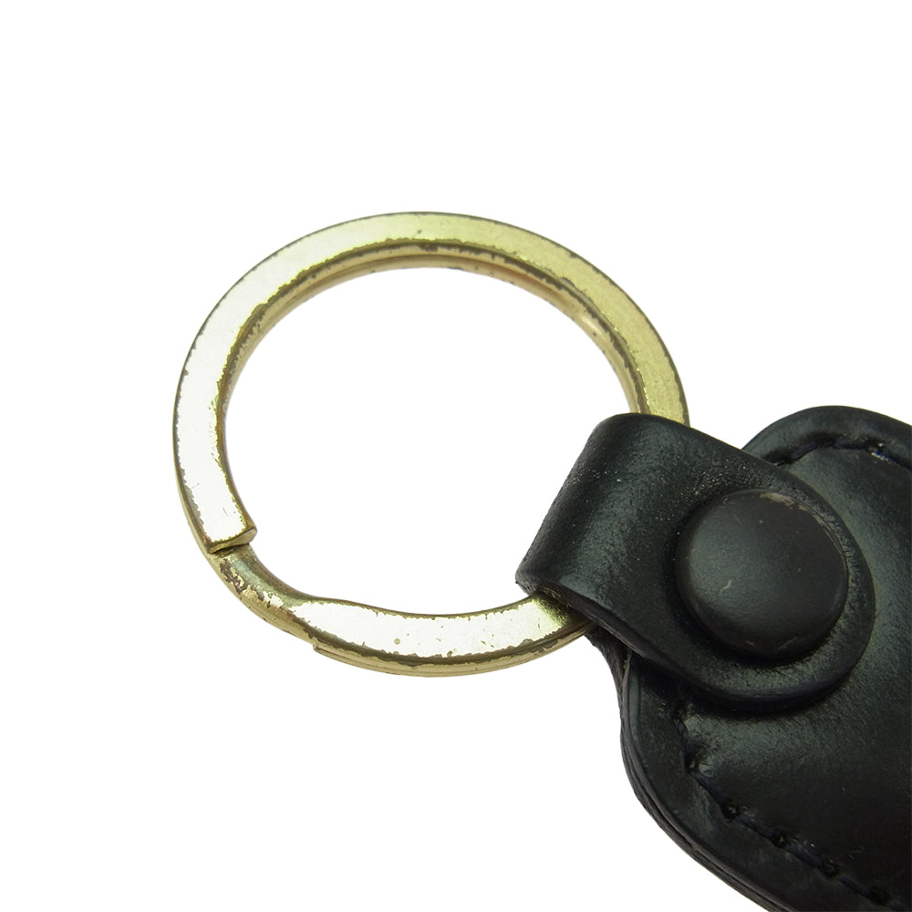 ALDEN オールデン シェルコードバン レクタングル キーフォブ キーリング ブラック系 表記なし【中古】