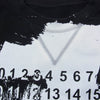 MAISON MARGIELA メゾンマルジェラ 20SS S29GU0060 S25403 四つタグ ペンキグラフィック カレンダーロゴプリント クルーネック スウェット ブラック系 M【中古】