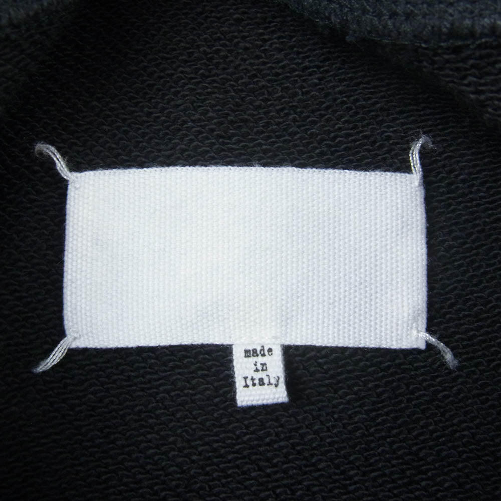 MAISON MARGIELA メゾンマルジェラ 20SS S29GU0060 S25403 四つタグ ペンキグラフィック カレンダーロゴプリント クルーネック スウェット ブラック系 M【中古】