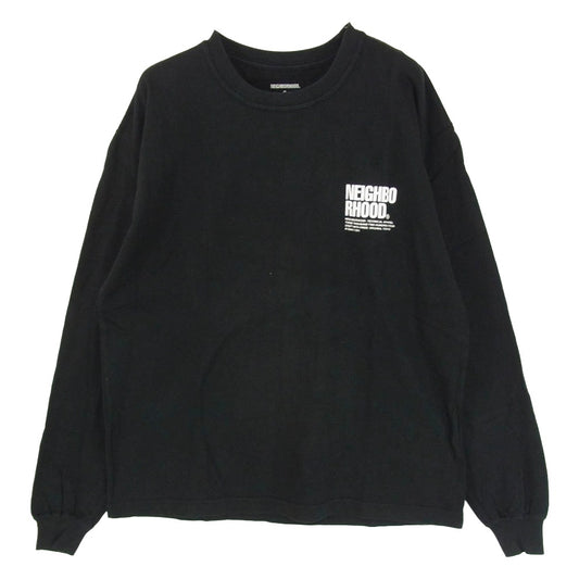 NEIGHBORHOOD ネイバーフッド 23SS 231PCNH-LT02 H.TEE LS-2 長袖 Tシャツ カットソー ブラック系 S【中古】