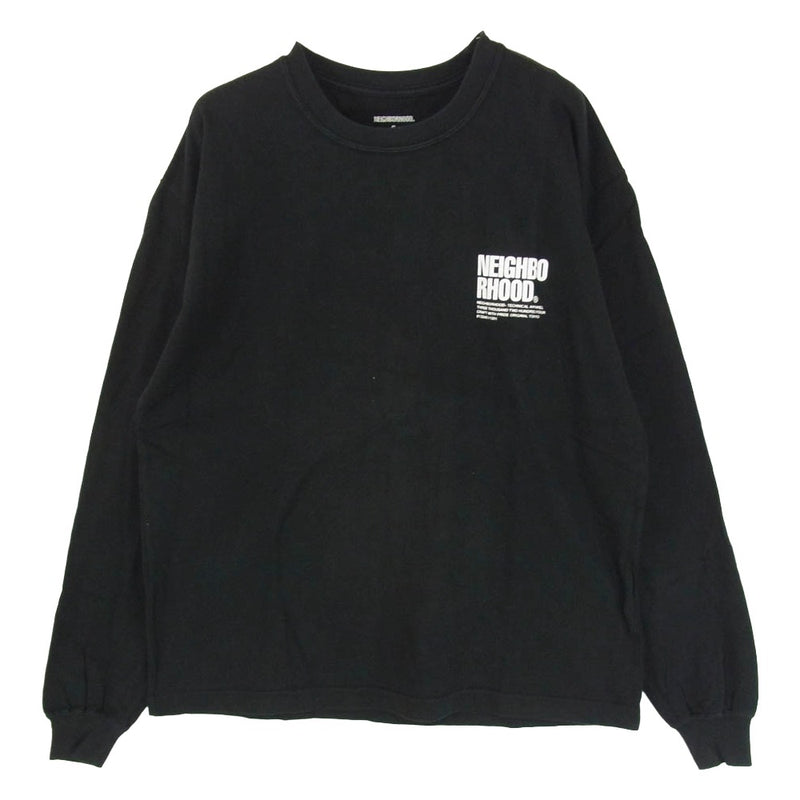 NEIGHBORHOOD ネイバーフッド 23SS 231PCNH-LT02 H.TEE LS-2 長袖 Tシャツ カットソー ブラック系 S【中古】