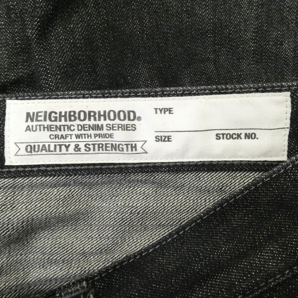 NEIGHBORHOOD ネイバーフッド 16AW 162DCNH-PTM06 RIGID DP-NARROW ブラックデニム パンツ ブラック系 S【中古】