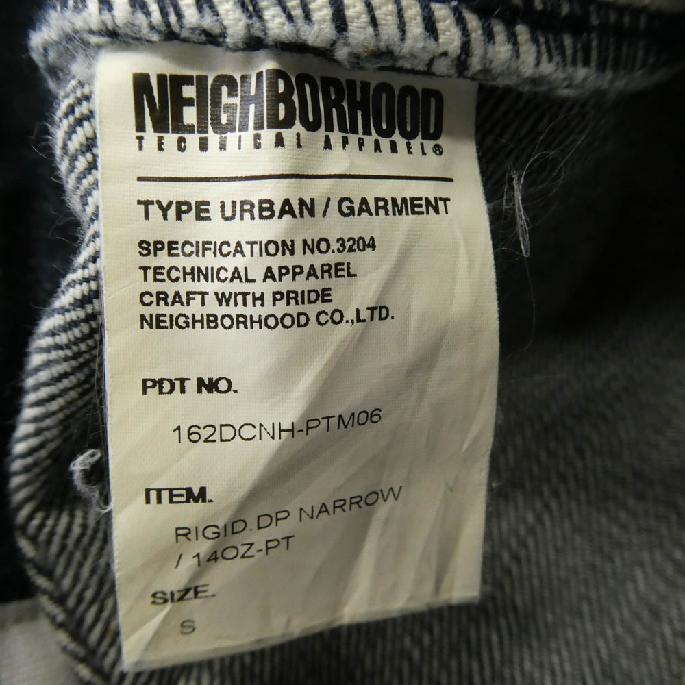 NEIGHBORHOOD ネイバーフッド 16AW 162DCNH-PTM06 RIGID DP-NARROW デニム パンツ インディゴブルー系 S【中古】