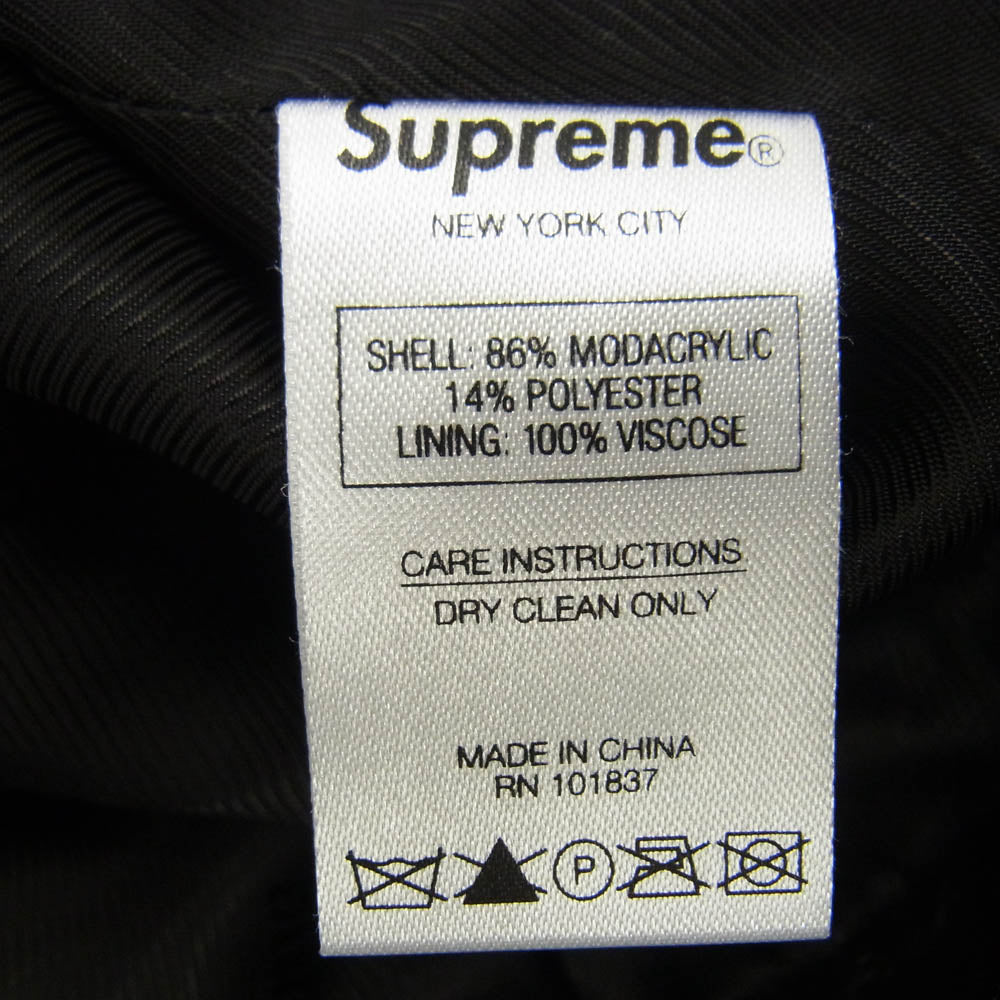 Supreme シュプリーム 18SS FAUX FUR Repeater Bomber フェイクファー リピーター ボンバージャケット ブラウン系 L【中古】