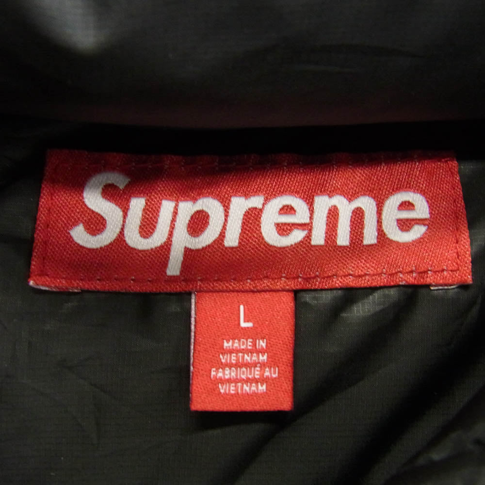 Supreme シュプリーム 24AW 700-Fill Down Lightweight Puffer Jacket ライトウェイト パファー ダウンジャケット ブラック系 L【中古】