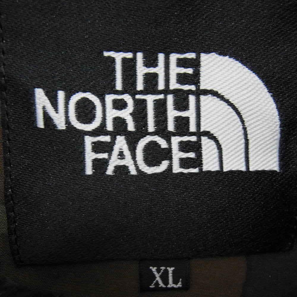 THE NORTH FACE ノースフェイス NP11509 FRONTIERS PARKA フロンティアーズパーカー 迷彩 カモフラ ジャケット カーキ系 XL【中古】