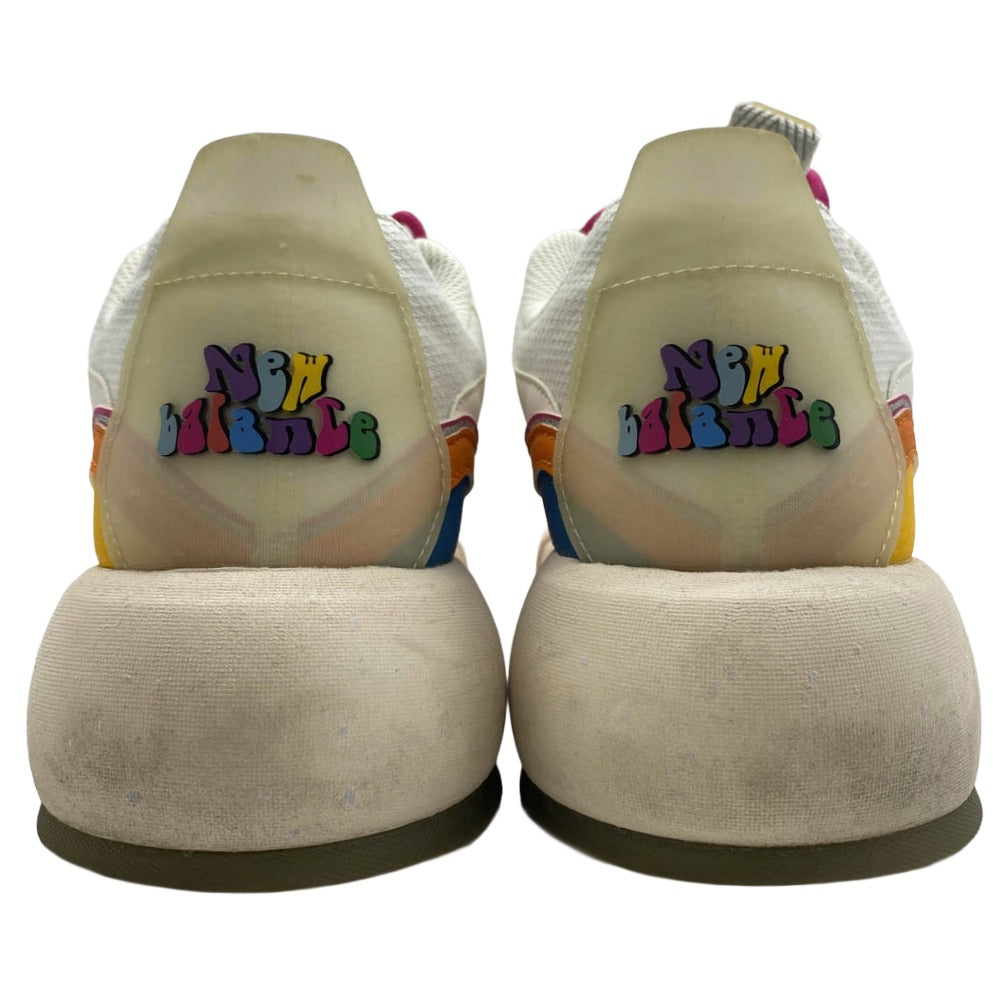 NEW BALANCE ニューバランス MSVRCJWA × Jaden Smith Vision Racer White Multi ジェイデン・スミス ビジョンレーサー スニーカー ホワイト マルチ ベージュ系 27.5cm【中古】
