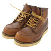 RED WING レッドウィング USA製 6 inch Classic Moc 875 6インチ クラシックモック 7HOLE モックトゥ ワークブーツ Ｕチップ ライトブラウン系 8.5 E【中古】