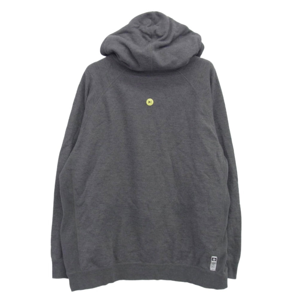 SEQUEL シークエル 22AW LEMONロゴ スウェット パーカー グレー系 XL【中古】