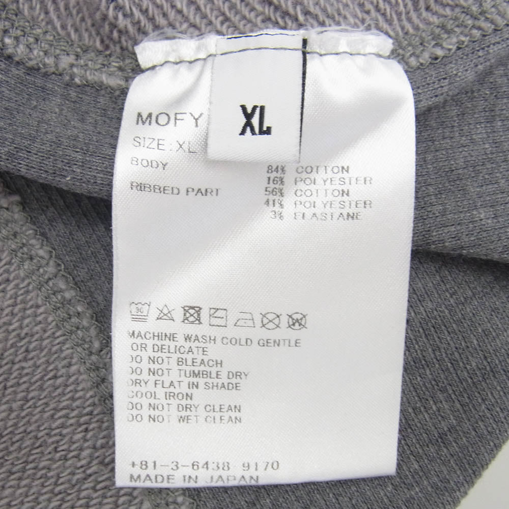 SEQUEL シークエル 22AW LEMONロゴ スウェット パーカー グレー系 XL【中古】