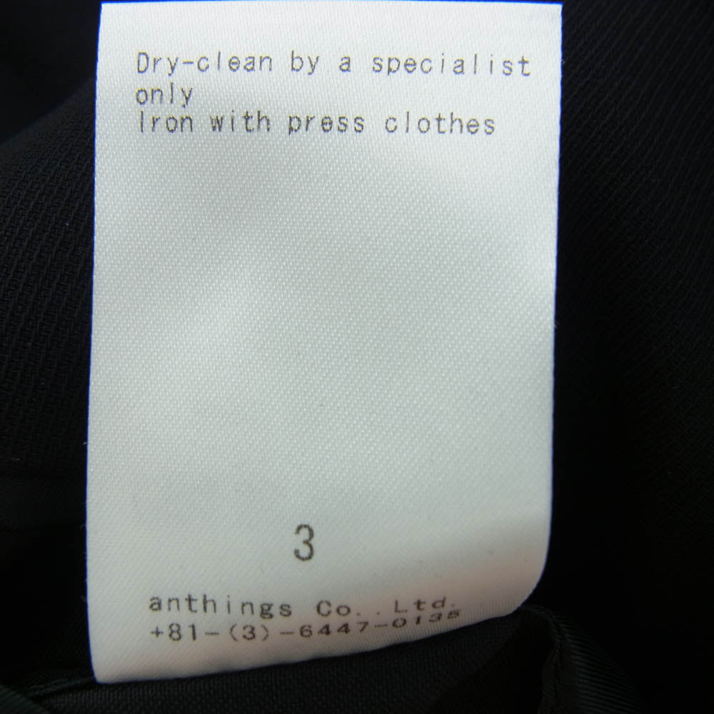 A.PRESSE アプレッセ 25SS 25SAP-01-28H Double Breasted Jacket ダブルブレステッドジャケット ジャケット ブラック系 3【中古】