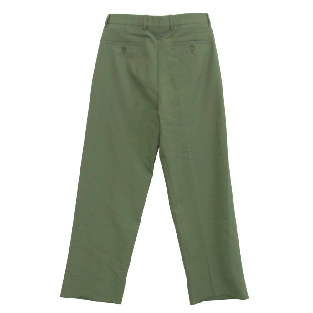 MARNI マルニ 189SS M05KA0085/S18PUMUWKA08545455 トロピカル ウール パンツ スラックス モスグリーン系 44【中古】
