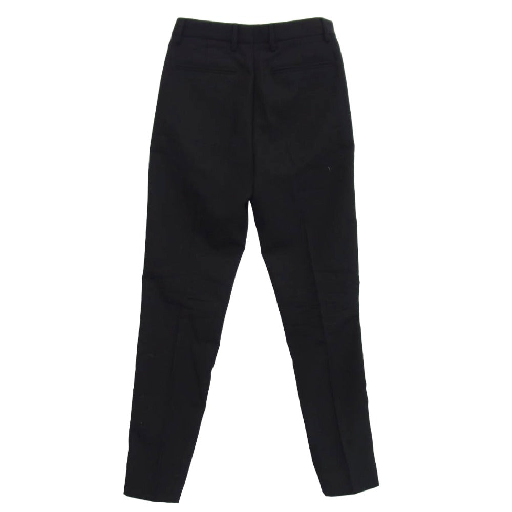 Stella McCartney ステラマッカートニー サイドライン ウール スラックス パンツ ブラック系 44【中古】