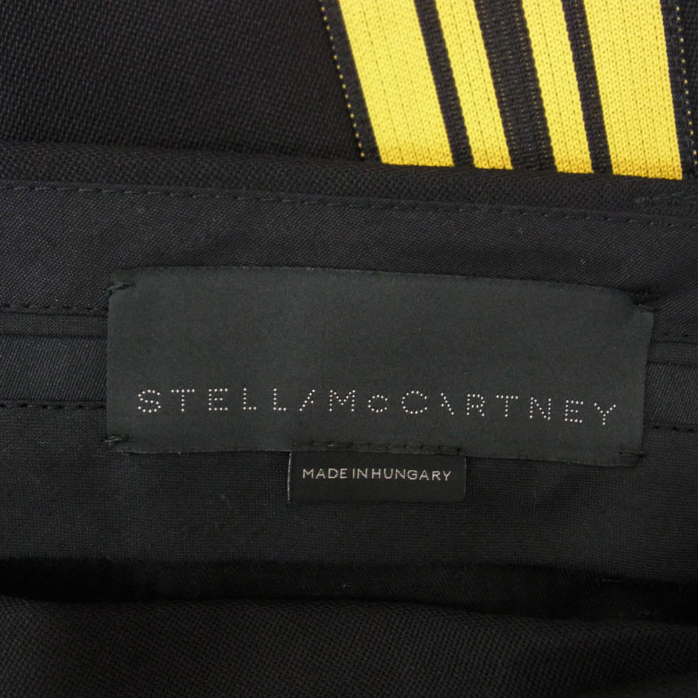 Stella McCartney ステラマッカートニー サイドライン ウール スラックス パンツ ブラック系 44【中古】