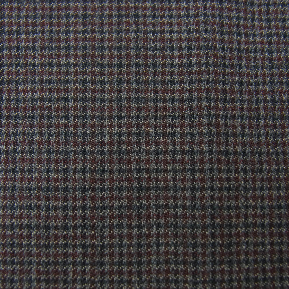 MAISON MARGIELA メゾンマルジェラ 15AW S30KA0417 ハイウエスト ウール 千鳥柄 チェック スラックス パンツ チャコール系 44【中古】