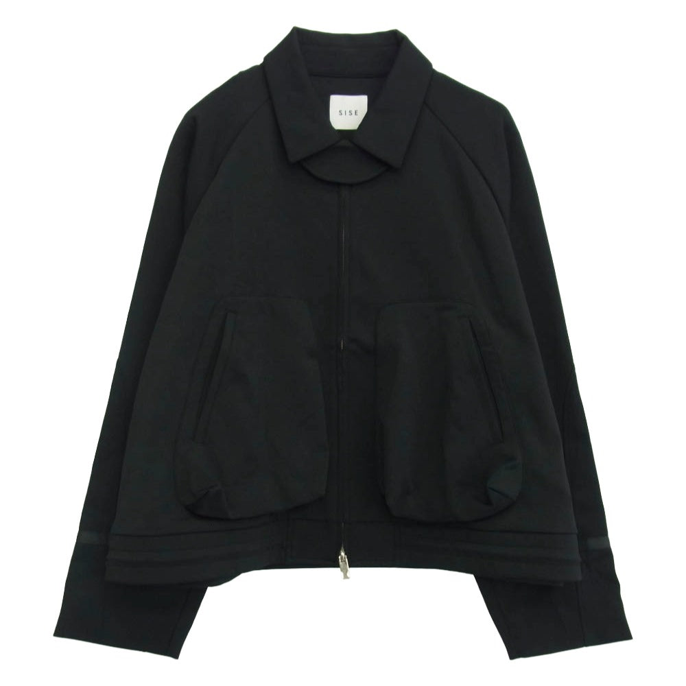 シセ 24aw YA-BL-01 BIG MA-1 ジャケット ブルゾン ブラック系 OS【美品】【中古】