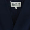 MAISON MARGIELA メゾンマルジェラ 19SS S50BN0370 Two ply wool popeline ノーカラー テーラード ジャケット ネイビー系 44【中古】