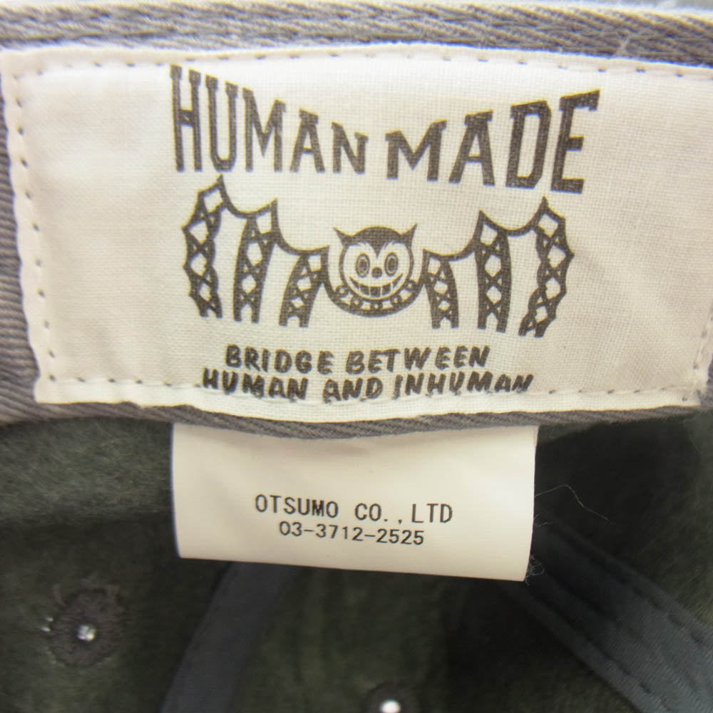 HUMAN MADE ヒューマンメイド バックルバック キャップ グレー系【中古】