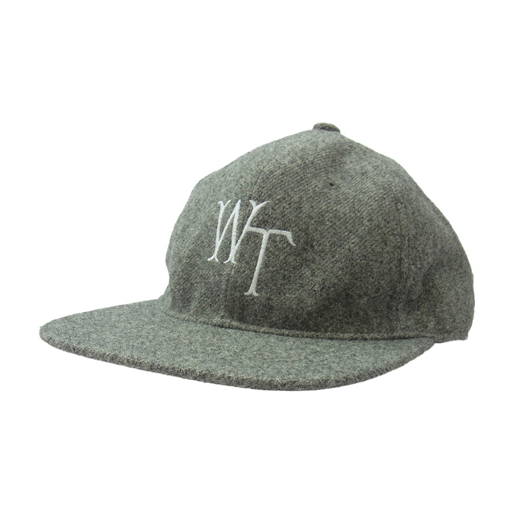 WTAPS ダブルタップス 24AW 242HCDT-HT12 03 CAP POLY TWILL ツイル ポリエステル WT刺繍 ロゴ キャップ グレー系 X00【中古】