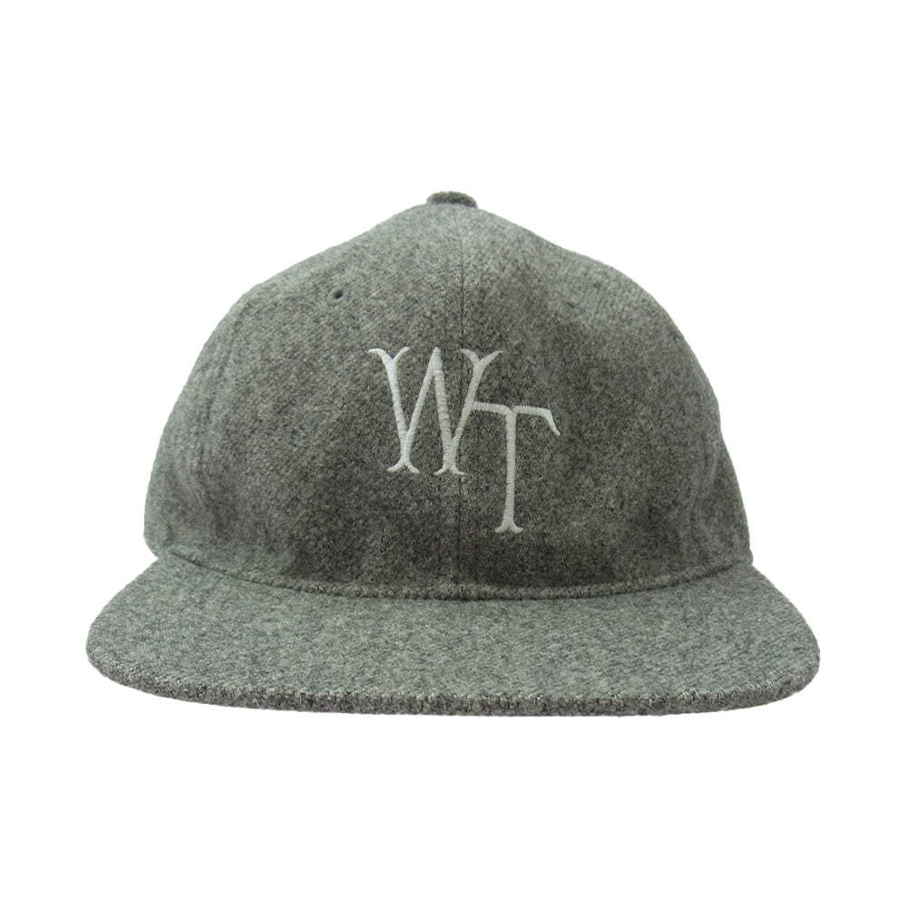 WTAPS ダブルタップス 24AW 242HCDT-HT12 03 CAP POLY TWILL ツイル ポリエステル WT刺繍 ロゴ キャップ グレー系 X00【中古】