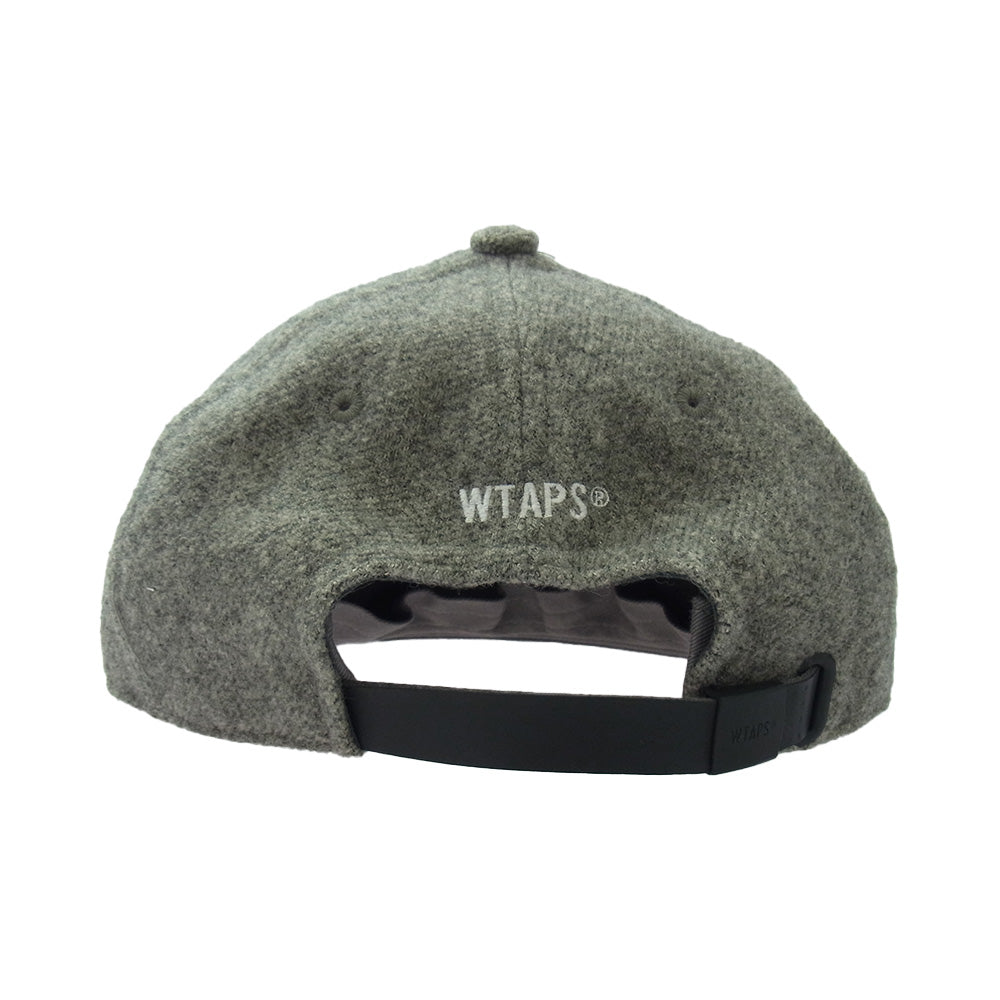 WTAPS ダブルタップス 24AW 242HCDT-HT12 03 CAP POLY TWILL ツイル ポリエステル WT刺繍 ロゴ キャップ グレー系 X00【中古】