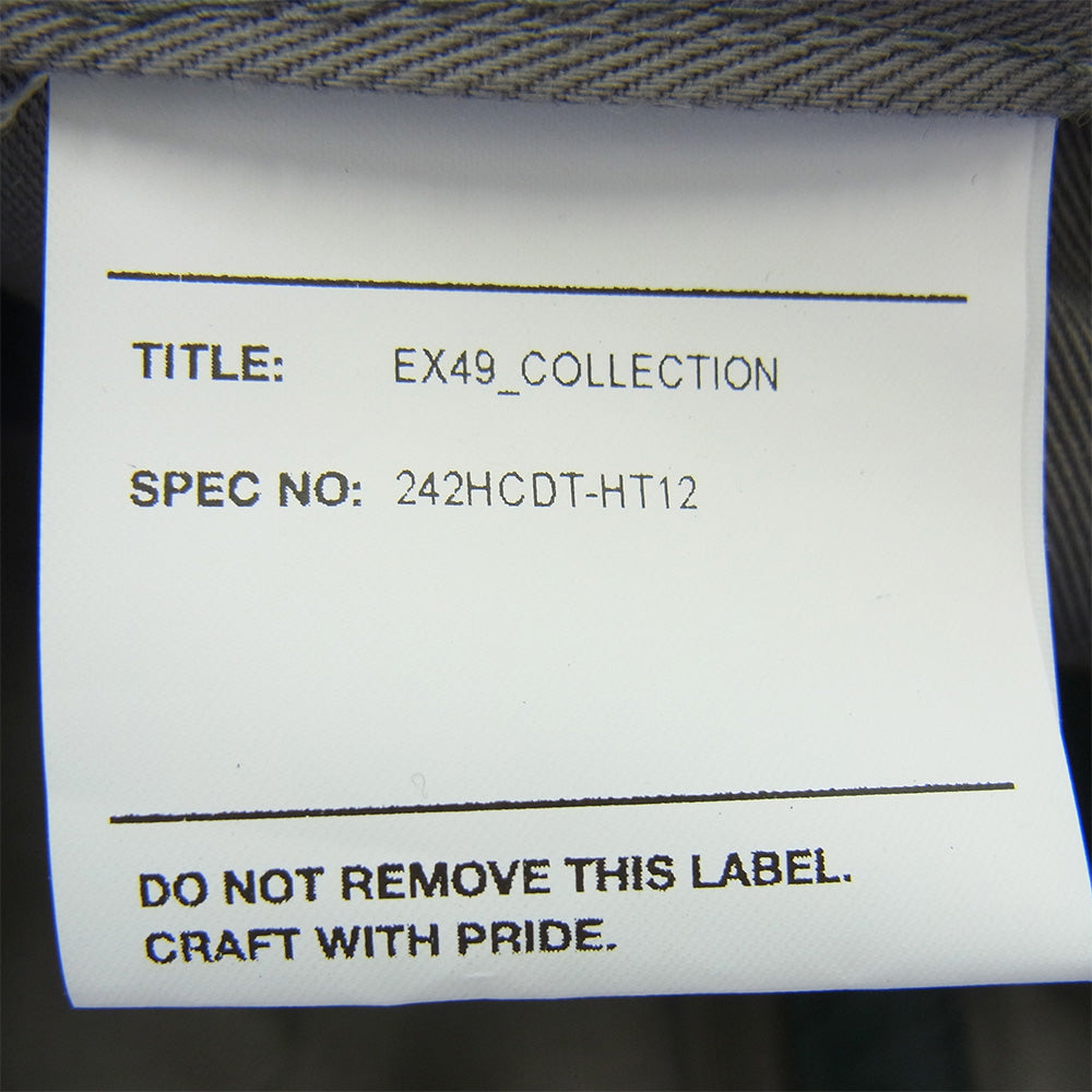 WTAPS ダブルタップス 24AW 242HCDT-HT12 03 CAP POLY TWILL ツイル ポリエステル WT刺繍 ロゴ キャップ グレー系 X00【中古】