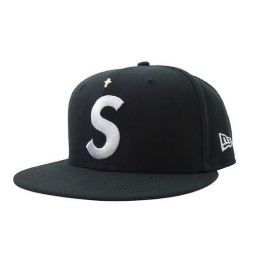 Supreme シュプリーム 24SS Gold Cross S Logo New Era ゴールド クロス エス ロゴ ニューエラ キャップ 帽子 ブラック系【中古】