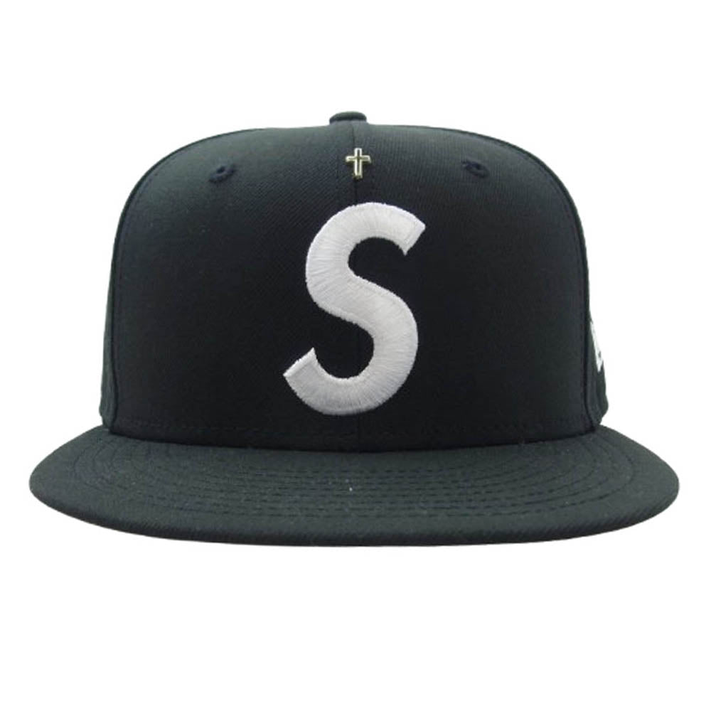 Supreme シュプリーム 24SS Gold Cross S Logo New Era ゴールド クロス エス ロゴ ニューエラ キャップ 帽子 ブラック系【中古】