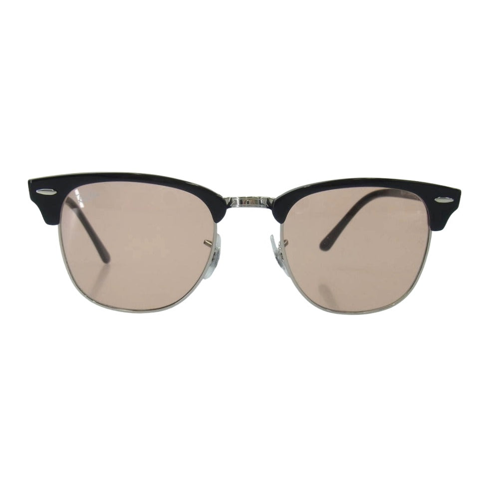 Ray-Ban レイバン RB3016 CLUBMASTER クラブマスター サングラス アイウェア 眼鏡 ブラック系 ブラウン系 51□21　145【中古】