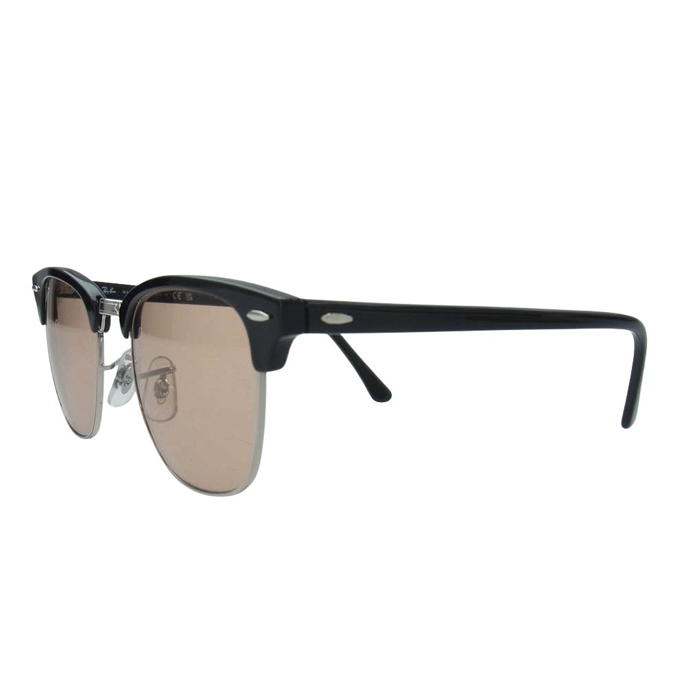 Ray-Ban レイバン RB3016 CLUBMASTER クラブマスター サングラス アイウェア 眼鏡 ブラック系 ブラウン系 51□21　145【中古】