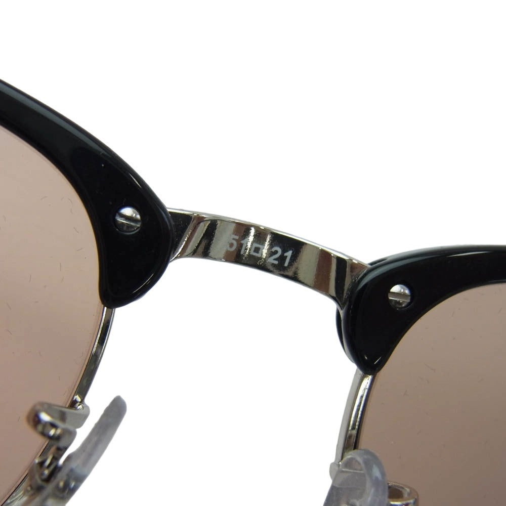 Ray-Ban レイバン RB3016 CLUBMASTER クラブマスター サングラス アイウェア 眼鏡 ブラック系 ブラウン系 51□21　145【中古】