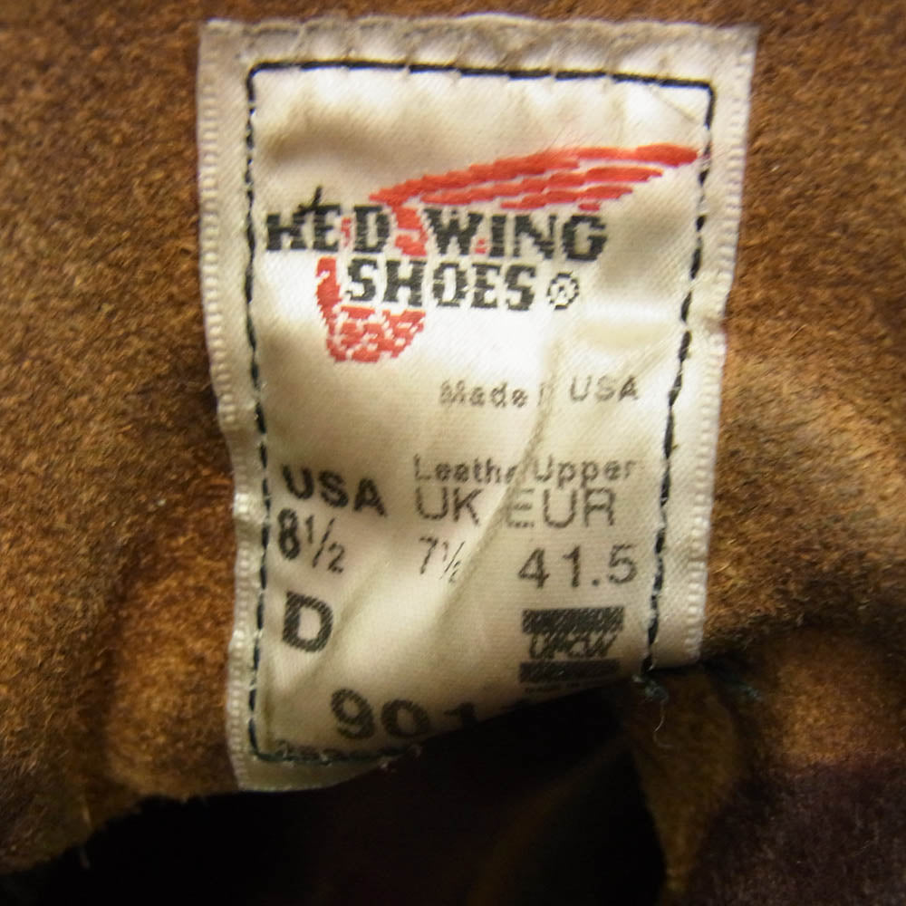 RED WING レッドウィング 9011 Beckman ベックマン ブラックチェリー ワインレッド系 US8.5【中古】