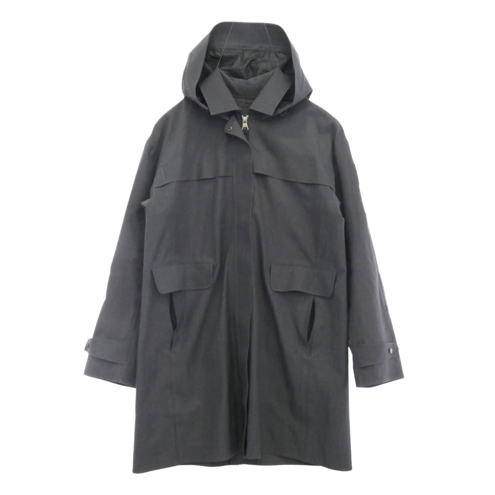 AIGLE エーグル ZBF083J 透湿防水 ラボウ ステンカラーコート ダークグレー系 38【中古】