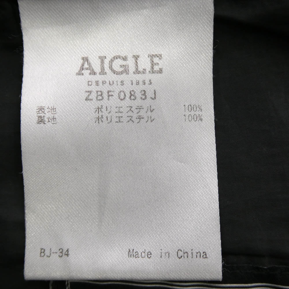 AIGLE エーグル ZBF083J 透湿防水 ラボウ ステンカラーコート ダークグレー系 38【中古】