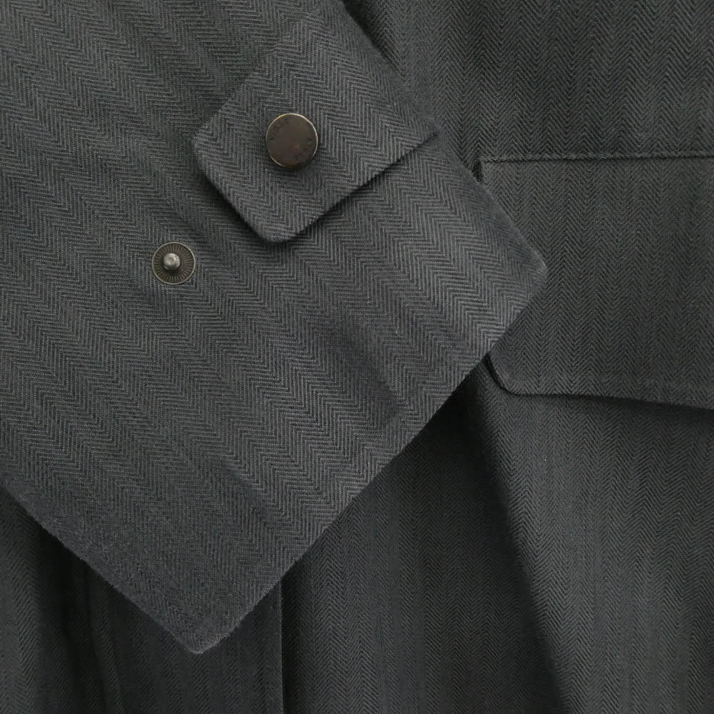 AIGLE エーグル ZBF083J 透湿防水 ラボウ ステンカラーコート ダークグレー系 38【中古】