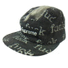 Supreme シュプリーム 13SS Fuck Denim Camp Cap デニム キャンプ キャップ ブラック系【中古】