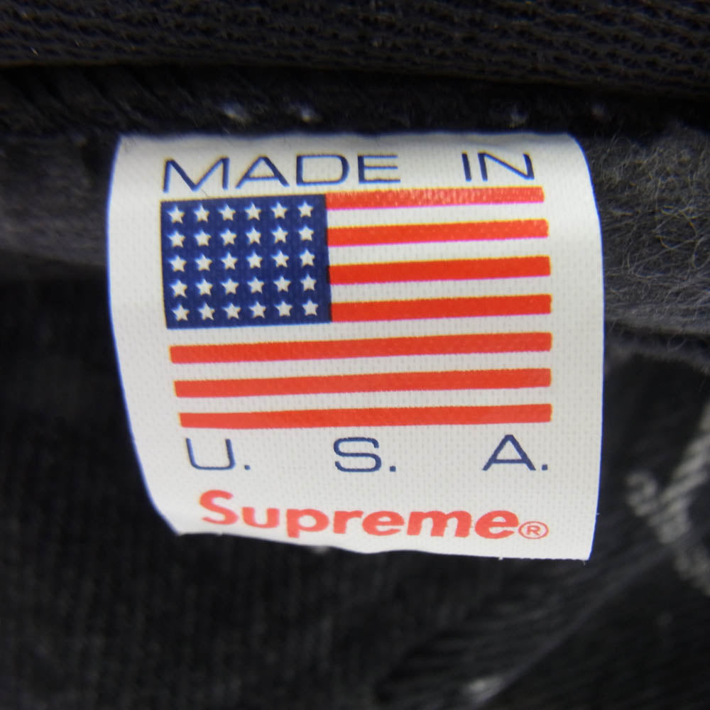 Supreme シュプリーム 13SS Fuck Denim Camp Cap デニム キャンプ キャップ ブラック系【中古】